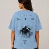 World Wide in Sky Blue — back view